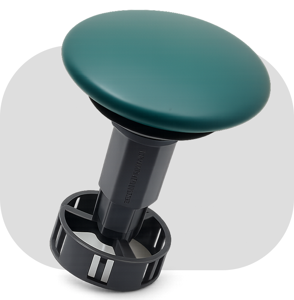 Pop-up waste coupler